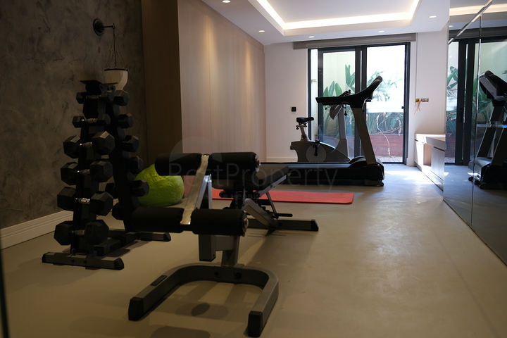 Das Projekt von Luxusvillen mit Blick auf die alte Festung und das Meer im Zentrum von Bodrum