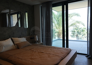 Das Projekt von Luxusvillen mit Blick auf die alte Festung und das Meer im Zentrum von Bodrum