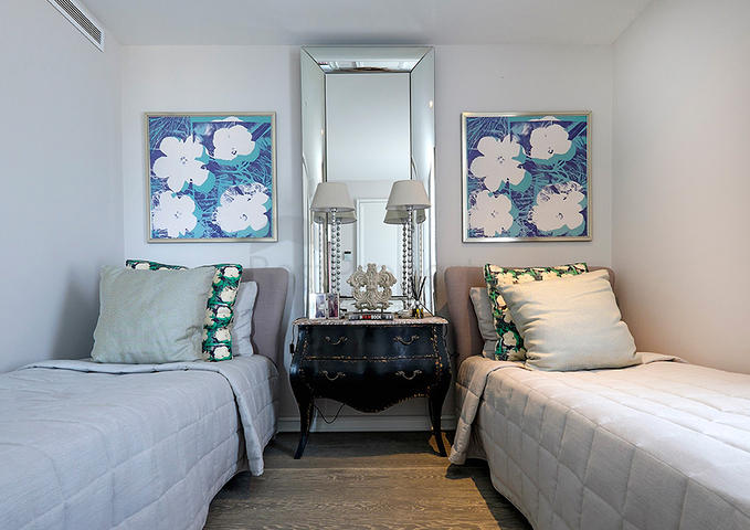 Villen und Penthäuser mit Blick auf die Festung von Bodrum