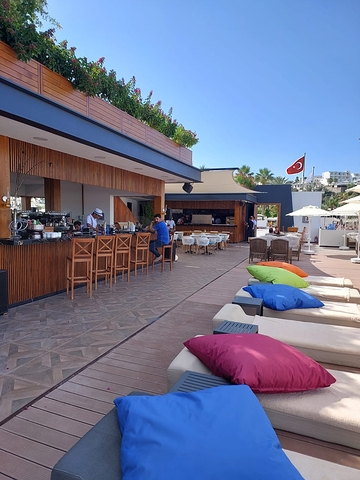 Villen und Penthäuser mit Blick auf die Festung von Bodrum