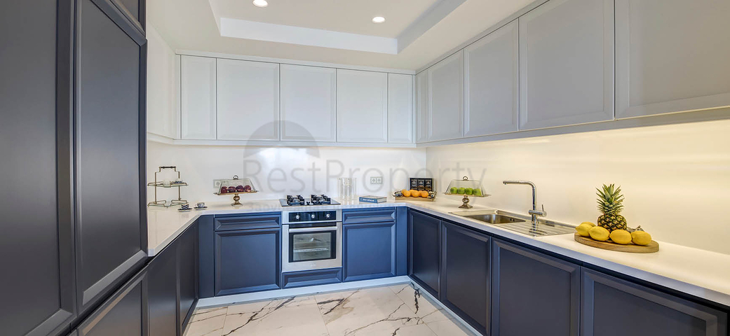 Villen und Penthäuser mit Blick auf die Festung von Bodrum