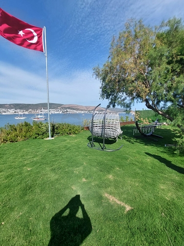 Villen und Penthäuser mit Blick auf die Festung von Bodrum
