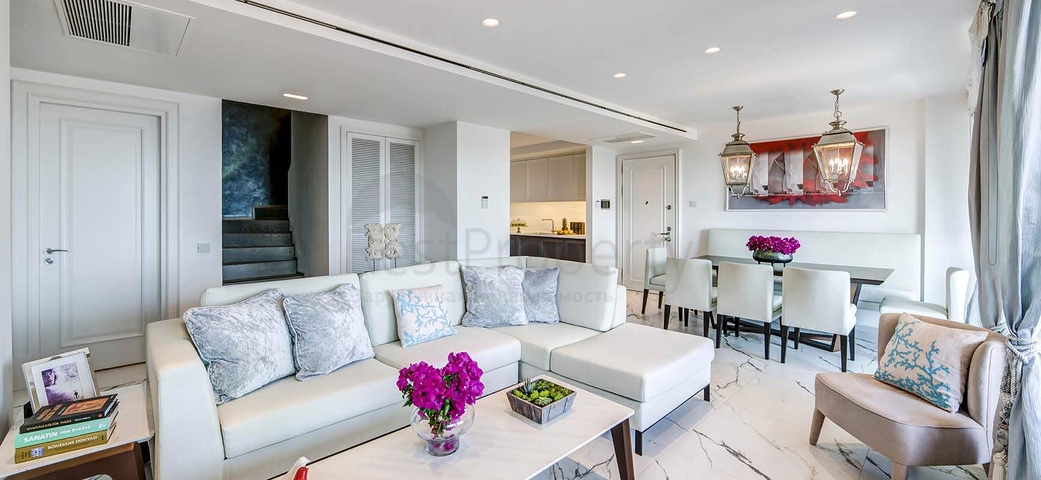 Villen und Penthäuser mit Blick auf die Festung von Bodrum