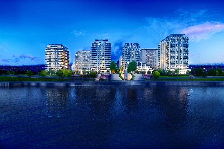 Ein hochmoderner Wohnkomplex am Ufer des Marmarameeres