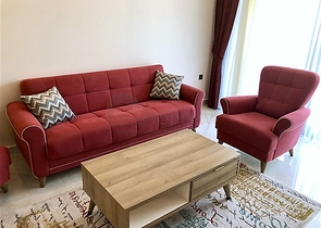 Dreizimmerwohnung in einem Komplex an der ersten Küste