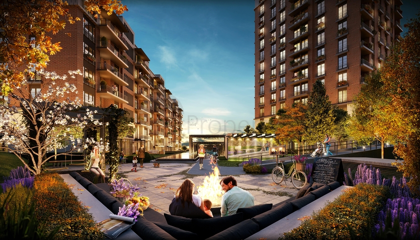 Eine Finanzstadt im Stadtteil Ataşehir im asiatischen Teil Istanbuls