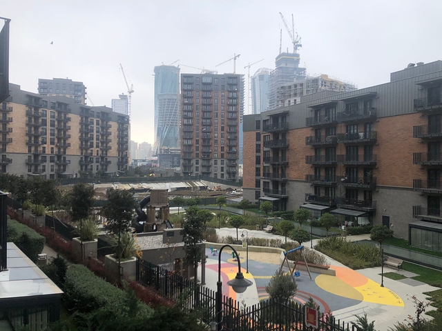 Eine Finanzstadt im Stadtteil Ataşehir im asiatischen Teil Istanbuls