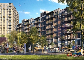 Eine Finanzstadt im Stadtteil Ataşehir im asiatischen Teil Istanbuls