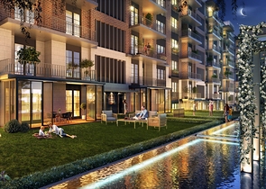 Eine Finanzstadt im Stadtteil Ataşehir im asiatischen Teil Istanbuls