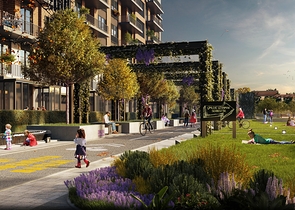 Eine Finanzstadt im Stadtteil Ataşehir im asiatischen Teil Istanbuls