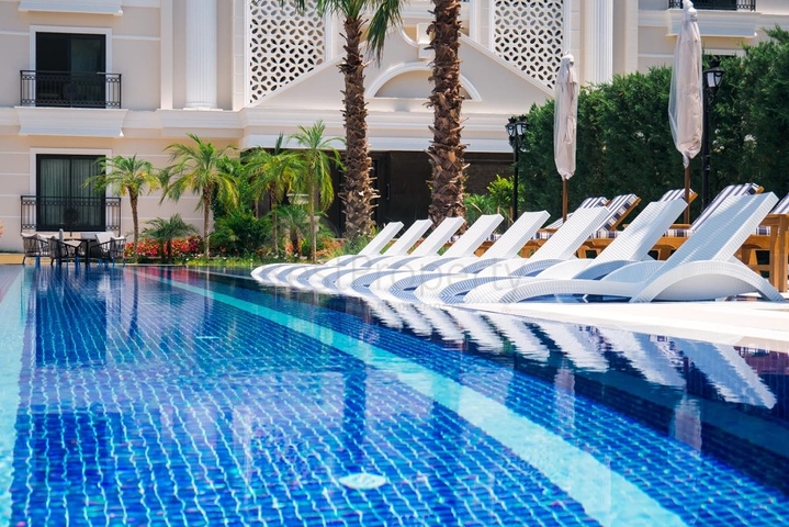 Luxuswohnungen zu vermieten, mit 2+1 Grundriss im Zentrum von Alanya