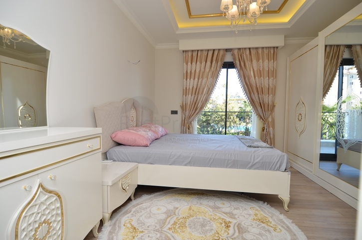 Luxuswohnungen zu vermieten, mit 2+1 Grundriss im Zentrum von Alanya