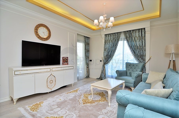 Luxuswohnungen zu vermieten, mit 2+1 Grundriss im Zentrum von Alanya