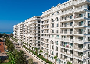 Luxuswohnungen zu vermieten, mit 2+1 Grundriss im Zentrum von Alanya