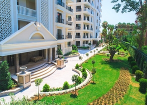 Luxuswohnungen zu vermieten, mit 2+1 Grundriss im Zentrum von Alanya