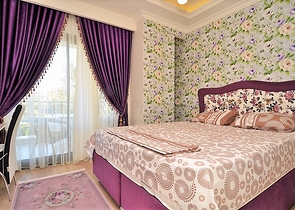 Luxuswohnungen zu vermieten, mit 2+1 Grundriss im Zentrum von Alanya