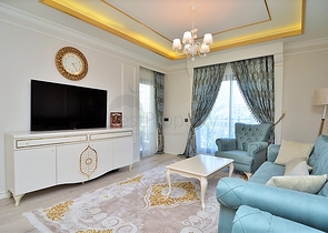 Luxuswohnungen zu vermieten, mit 2+1 Grundriss im Zentrum von Alanya