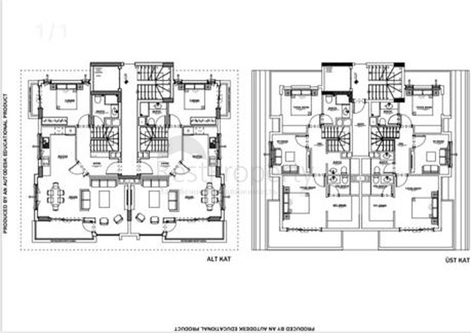 Maisonette-Wohnungen in einem neuen Komplex