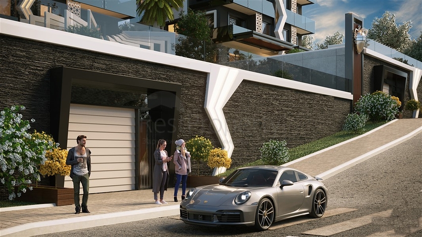 Maisonette-Wohnungen in einem neuen Komplex