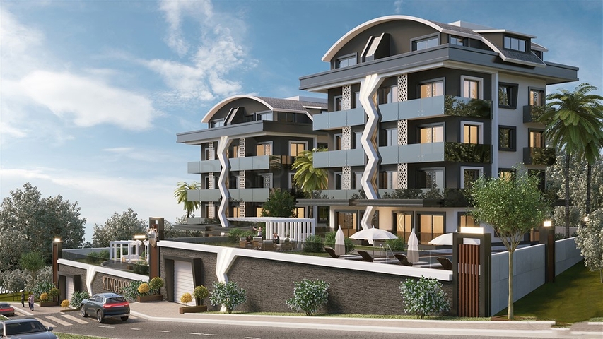 Maisonette-Wohnungen in einem neuen Komplex