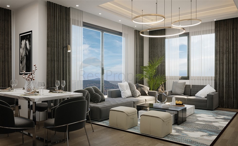 Maisonette-Wohnungen in einem neuen Komplex