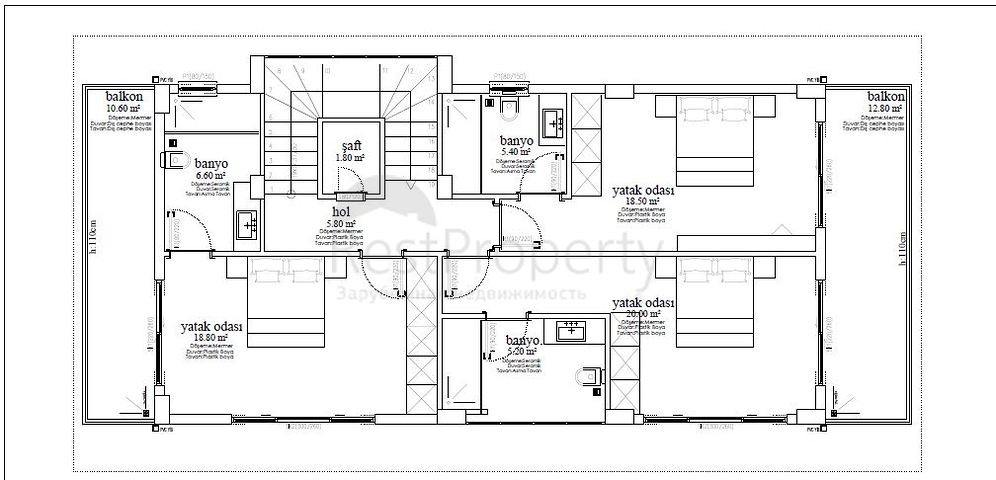 Neues Investitionsprojekt mit Blick auf die Berge im Bezirk Kargicak