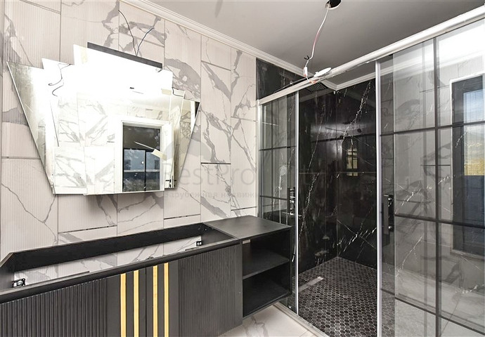 Wohnungen im neuen Komplex des Bezirks sind beide