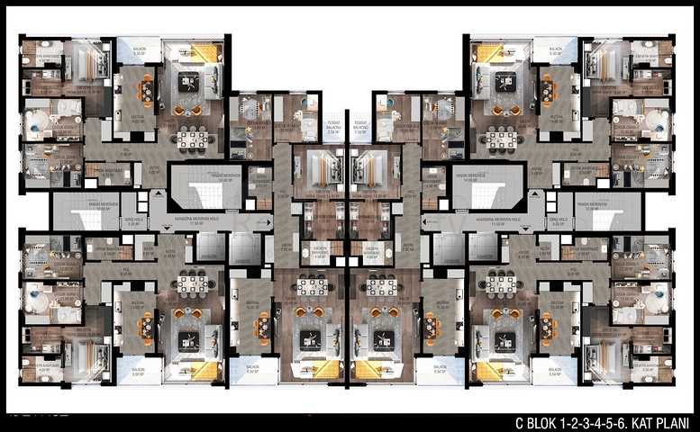Off-Plan Projekt im Bezirk Unzhaly Konyaalti Antalya