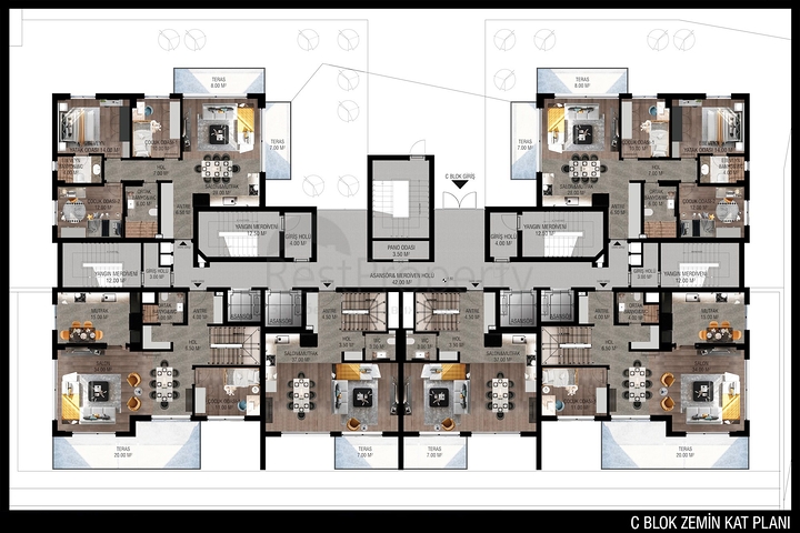 Off-Plan Projekt im Bezirk Unzhaly Konyaalti Antalya