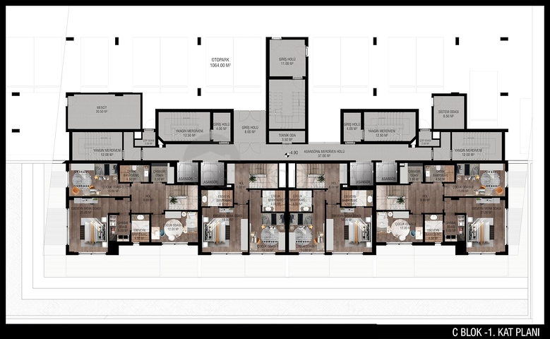 Off-Plan Projekt im Bezirk Unzhaly Konyaalti Antalya