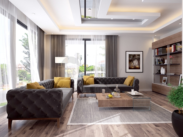 4+1 Villen mit eigenem Pool in Kadrije Belek