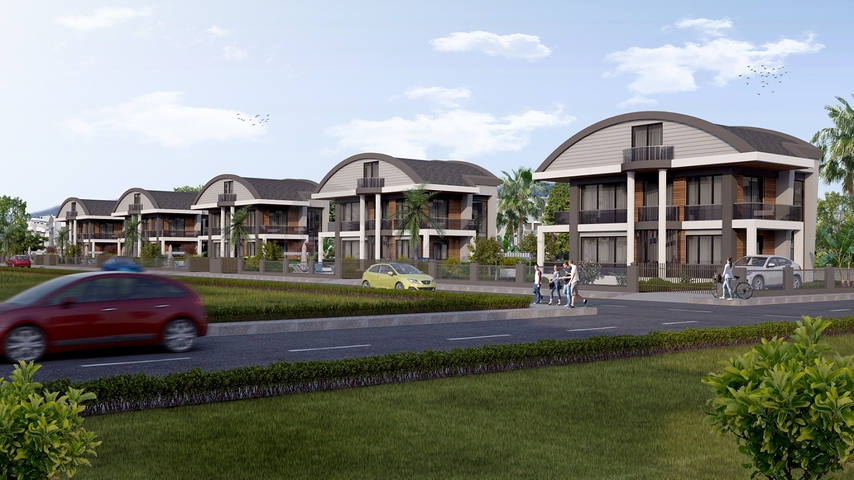 4+1 Villen mit eigenem Pool in Kadrije Belek