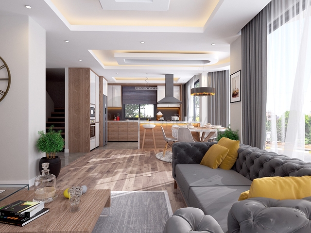 4+1 Villen mit eigenem Pool in Kadrije Belek