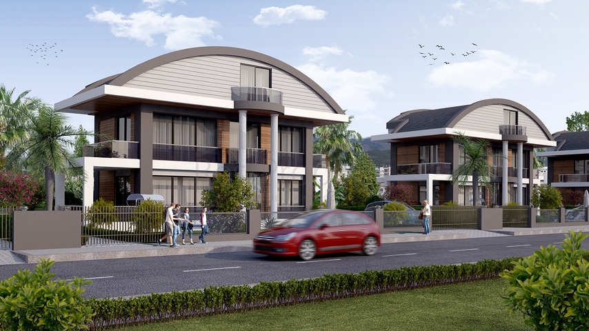 4+1 Villen mit eigenem Pool in Kadrije Belek