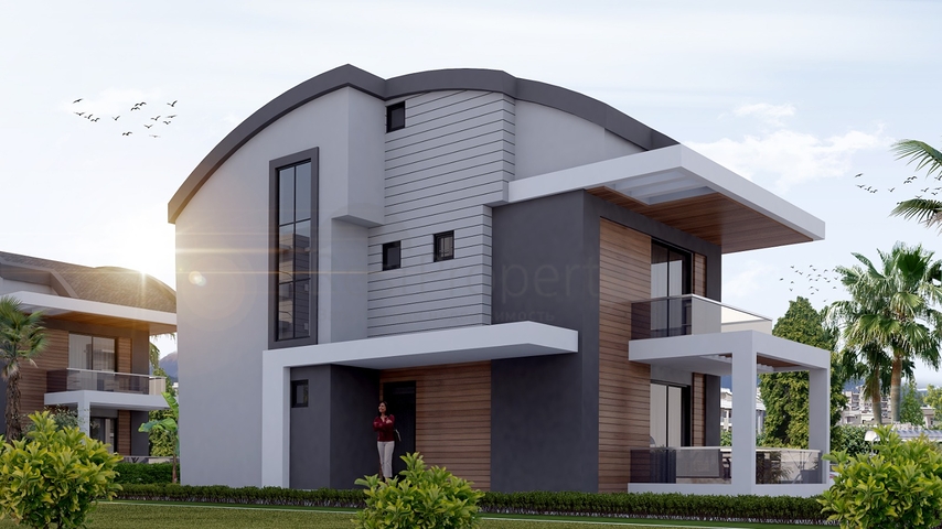 4+1 Villen mit eigenem Pool in Kadrije Belek