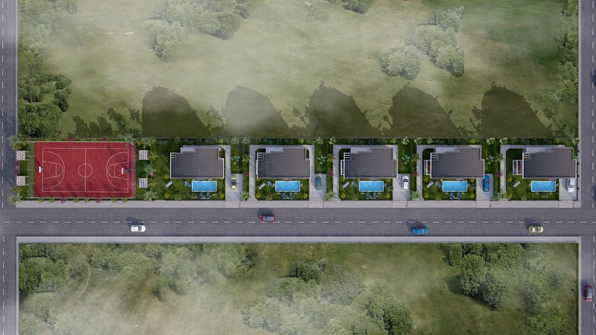 4+1 Villen mit eigenem Pool in Kadrije Belek