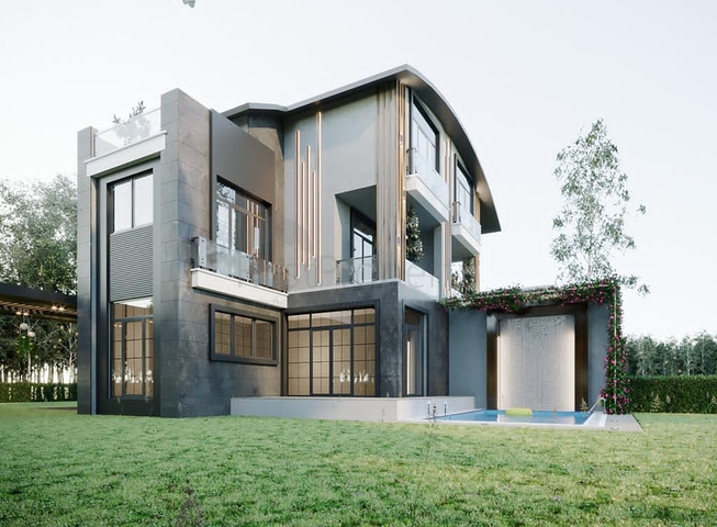 4+1 Villen mit privatem Pool in Kadrije Belek 