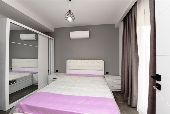 Möblierte 1+1-Wohnung 100 Meter vom Meer entfernt