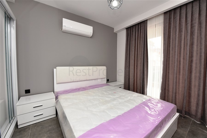 Möblierte 1+1-Wohnung 100 Meter vom Meer entfernt