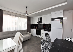 Möblierte 1+1-Wohnung 100 Meter vom Meer entfernt