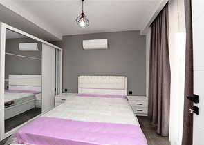 Möblierte 1+1-Wohnung 100 Meter vom Meer entfernt