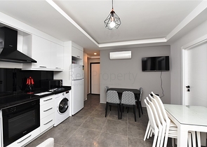 Möblierte 1+1-Wohnung 100 Meter vom Meer entfernt