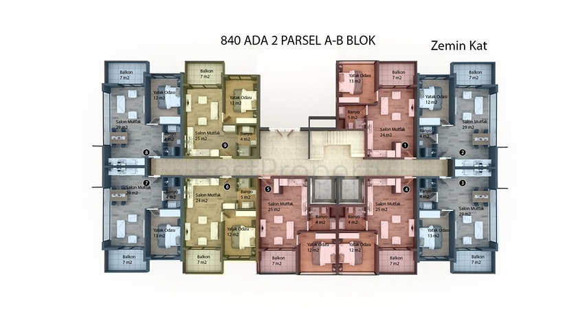 Neues Wohnkomplexprojekt