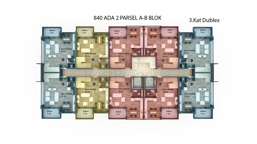 Neues Wohnkomplexprojekt
