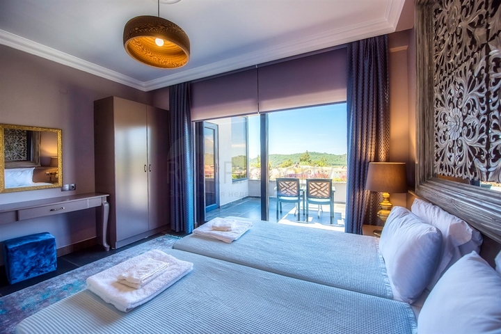 3+1 möblierte Villa mit privatem Pool in Ovacik Fethiye