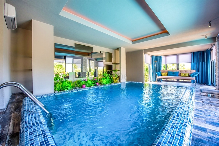 3+1 möblierte Villa mit privatem Pool in Ovacik Fethiye