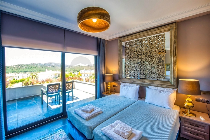 3+1 möblierte Villa mit privatem Pool in Ovacik Fethiye