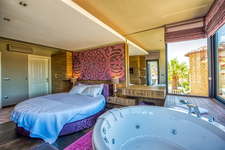 3+1 möblierte Villa mit privatem Pool in Ovacik Fethiye