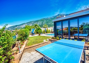 3+1 möblierte Villa mit privatem Pool in Ovacik Fethiye