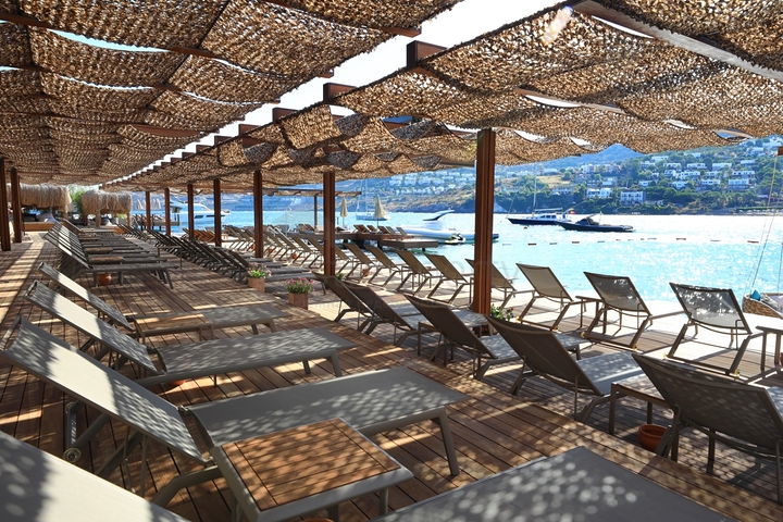 Paradiesische Villen in Bodrum mit Hoteldienstleistungen.
